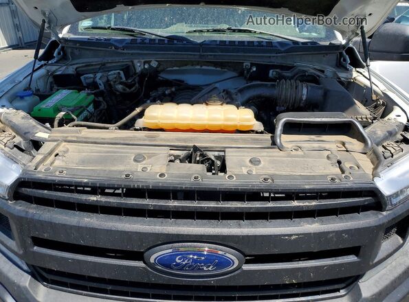 1FTFX1E52JKE45376 2018 FORD F150 White Widok komory silnika