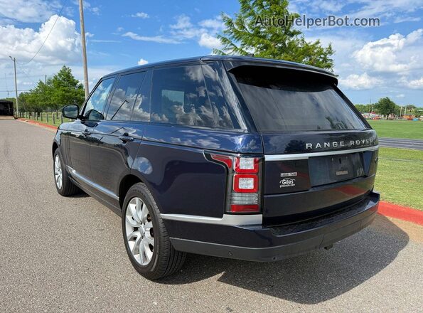 SALGS2FK7HA338555 2017 LAND ROVER RANGE Blue Передня права чверть