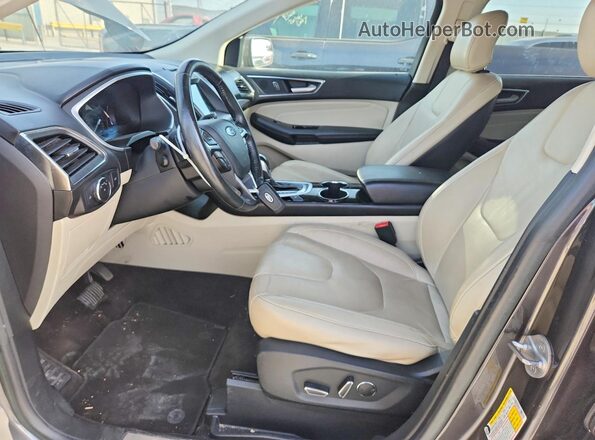 2FMPK3K95JBC15732 2018 FORD EDGE Gray Vista del salpicadero