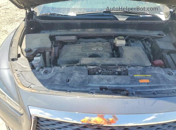 5N1DL0MM2HC501998 2017 INFINITI QX60 Gray VIN კოდის სტიკერის ხედი