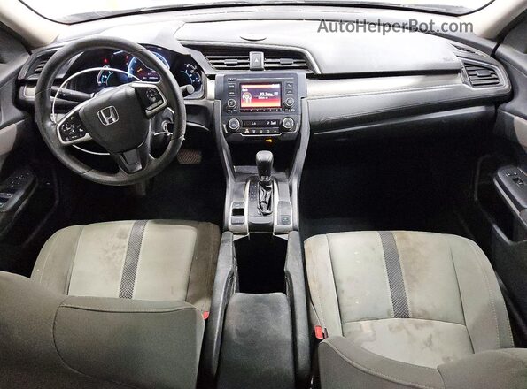 2HGFC2F60LH525070 2020 HONDA CIVIC Gray Вид щитка приладів