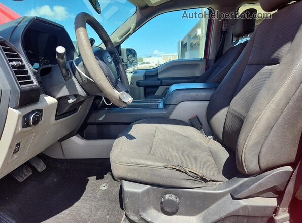 1FTEW1CP4KFA29973 2019 FORD F150 Red Вид панелі приладів
