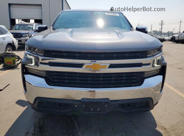 1GCUYDET6MZ437586 2021 CHEVROLET SILVERADO Silver Вид ззаду