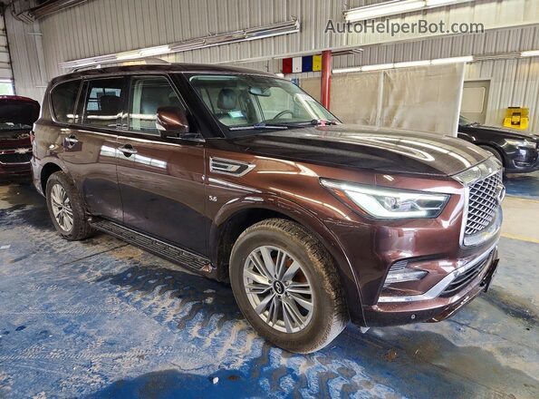 JN8AZ2NE2J9192503 2018 INFINITI QX80 Brown წინა ხედი