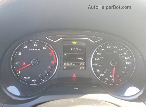 WAUAUGFF1LA060894 2020 AUDI A3 White Հետևի նստատեղերի տեսք