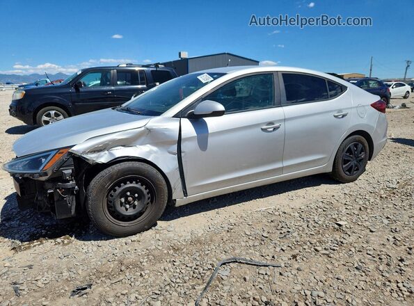 5NPD74LF8KH497941 2019 HYUNDAI ELANTRA Silver Rear left