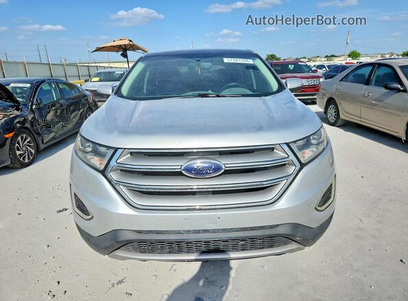 2FMPK4K93JBB67525 2018 FORD EDGE Silver Widok z tyłu