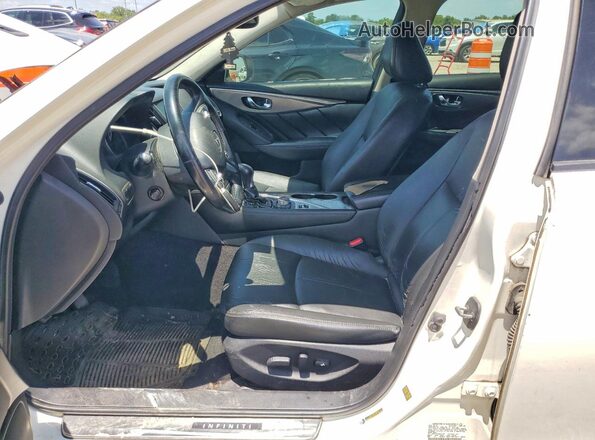 JN1EV7AP7GM301236 2016 INFINITI Q50 White Առջևի վահանակի տեսք