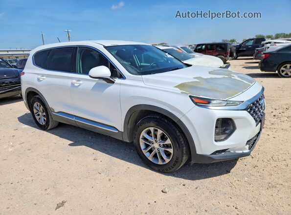 5NMS23AD2KH023059 2019 HYUNDAI SANTA White Դիմացի տեսք
