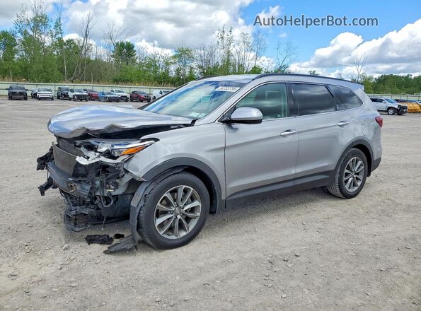 KM8SMDHF4KU302413 2019 HYUNDAI SANTA Silver Հետևի ձախ