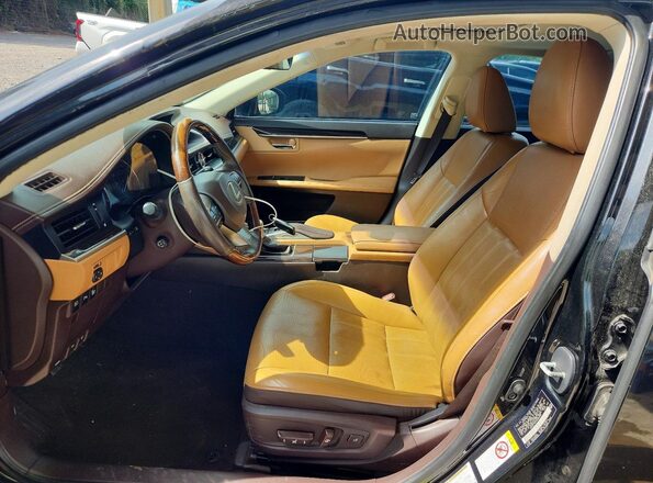 58ABK1GG4GU006385 2016 LEXUS ES350 Black Widok deski rozdzielczej