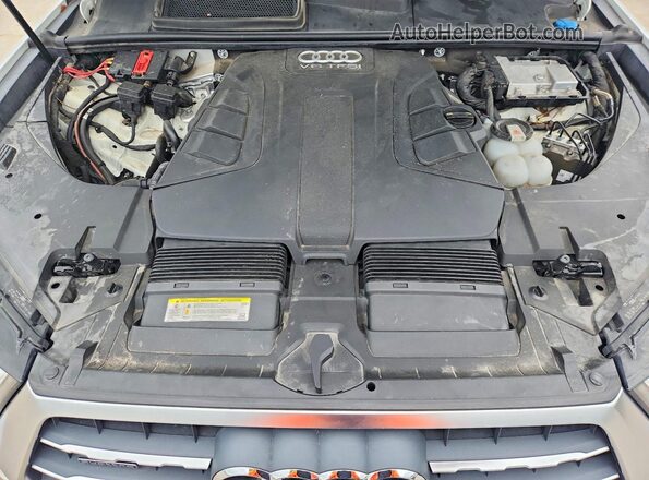 WA1AAAF76JD005400 2018 AUDI Q7 Белый Вид наклейки с VIN-кодом