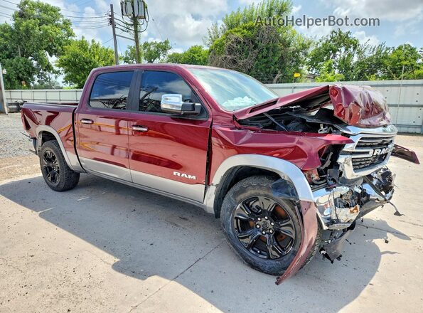 1C6SRFJT6KN623808 2019 RAM 1500 Burgundy Вид спереду