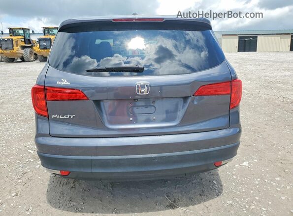 5FNYF5H3XGB025528 2016 HONDA PILOT Gray Вид салону спереду