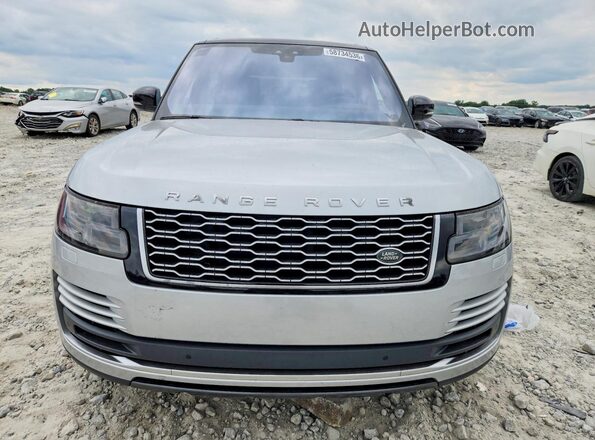 SALGS2SV3KA561361 2019 LAND ROVER RANGE Silver Вид спереду