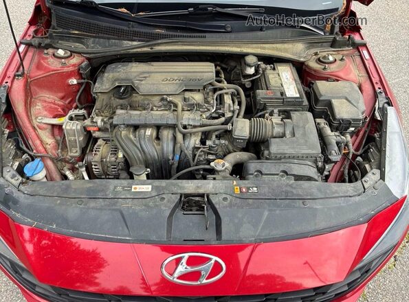 KMHLL4AG5PU436798 2023 HYUNDAI ELANTRA Red წინა პანელის ხედი