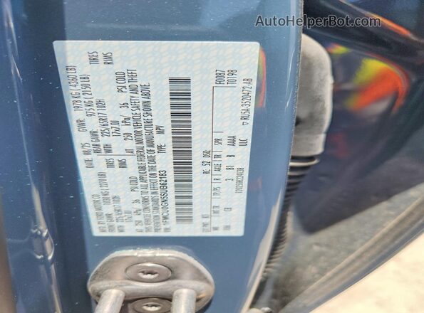 1FMCU0GN5SUB62183 2025 FORD ESCAPE Blue 