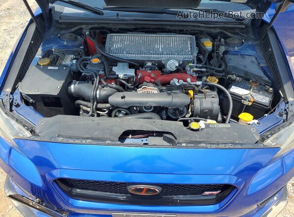 JF1VA2M67G9804241 2016 SUBARU WRX Blue Engine compartment view