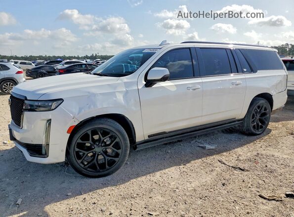 1GYS4PKL4MR208925 2021 CADILLAC ESCALADE White უკანა მარცხენა