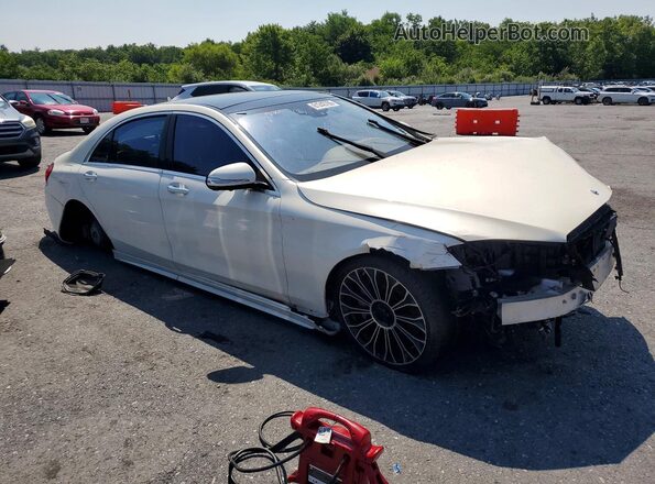 WDDUG8GB0KA444503 2019 MERCEDES-BENZ S White Widok z przodu