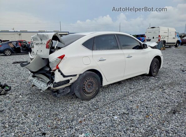 3N1AB7AP9KY334574 2019 NISSAN SENTRA White Przód prawy