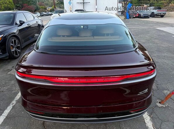 50EA1GBA8NA005072 2022 LUCID AIR Burgundy Շարժիչի բաժամունքի տեսք