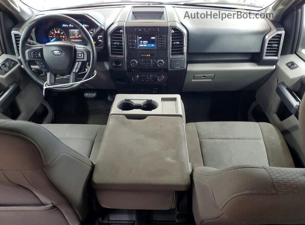 1FTEW1CF5HKD86697 2017 FORD F150 White ხელსაწყოთა პანელის ხედი