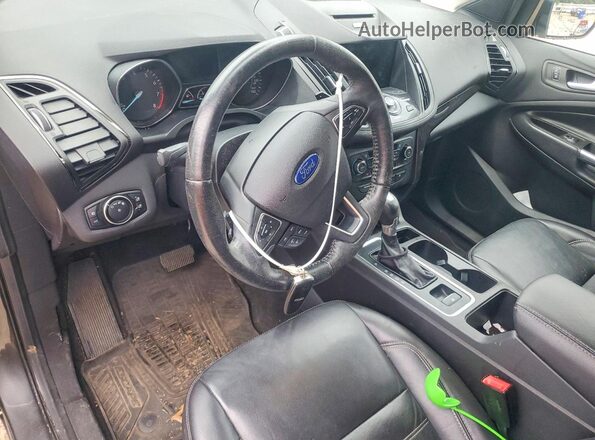 1FMCU9JD2HUA86564 2017 FORD ESCAPE Gray Instrument cluster view