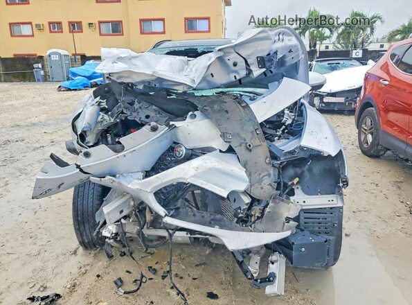 ZASPAKBN0N7D46121 2022 ALFA ROMEO STELVIO Silver Rear view