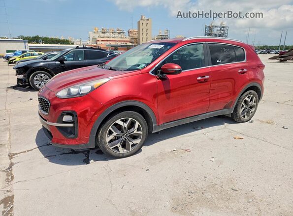 KNDPN3AC8L7735511 2020 KIA SPORTAGE Red Trasero izquierdo