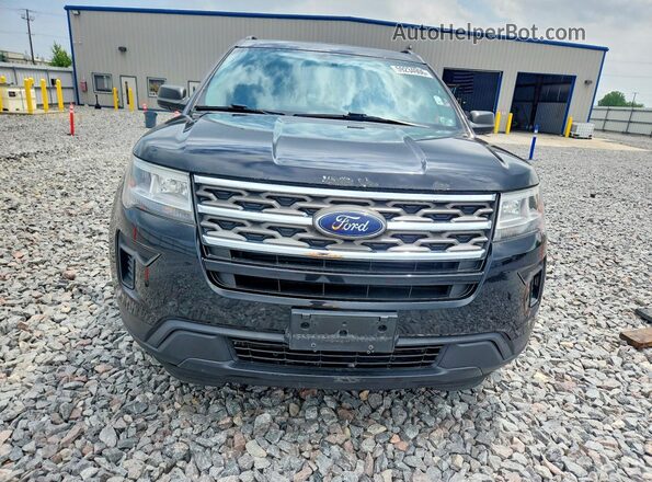 1FM5K8BH3JGC35353 2018 FORD EXPLORER Black Widok z tyłu