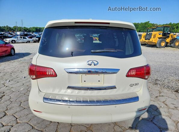 JN8AZ2NDXG9800333 2016 INFINITI QX80 White Widok wnętrza z przodu