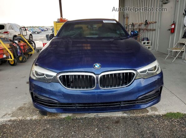 WBAJA9C59JB033577 2018 BMW 5 SERIES Blue Հետևի տեսք