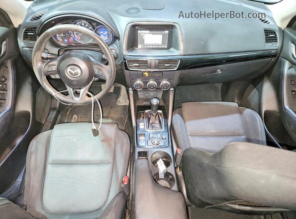 JM3KE4BY9G0630315 2016 MAZDA CX-5 Black ხელსაწყოთა პანელის ხედი