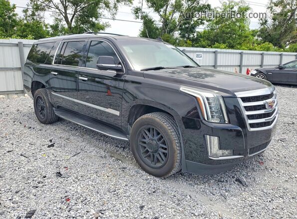 1GYS4GKJ5JR319316 2018 CADILLAC ESCALADE Black Դիմացի տեսք