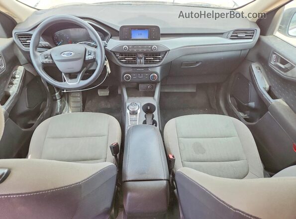 1FMCU0F66LUA55039 2020 FORD ESCAPE White ხელსაწყოთა პანელის ხედი