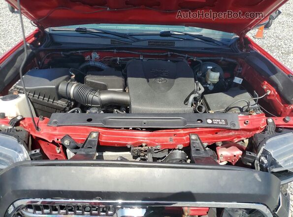 3TMDZ5BN0GM008054 2016 TOYOTA TACOMA Red Engine compartment view