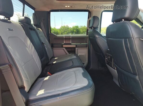 1FT8W3DT3NEC06107 2022 FORD F350 White Vista de los asientos traseros