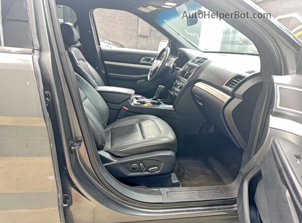 1FM5K8D88HGA45670 2017 FORD EXPLORER Gray Հետևի տեսք