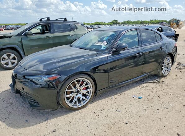 ZARFAMBN7K7600909 2019 ALFA ROMEO GIULIA Black Tył lewy
