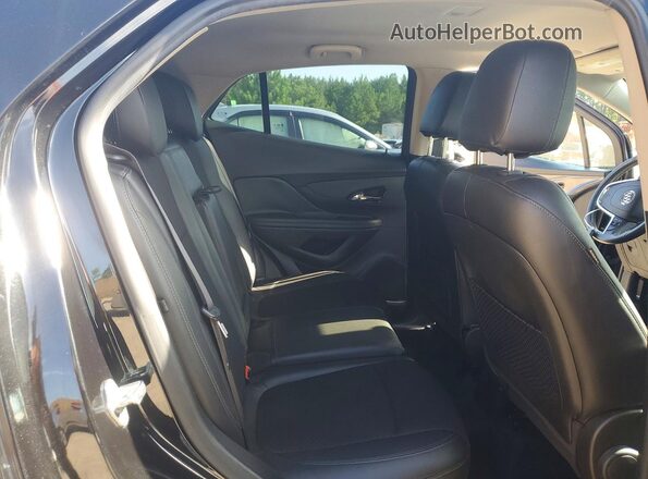 KL4CJASB5HB016154 2017 BUICK ENCORE Black უკანა სალონის ხედი