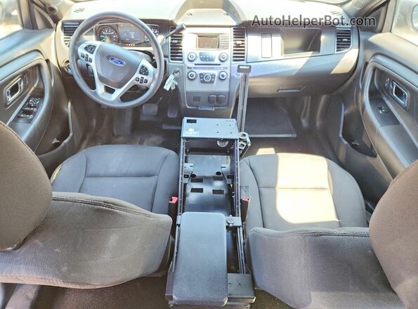 1FAHP2MK8JG133688 2018 FORD TAURUS Black ხელსაწყოთა პანელის ხედი