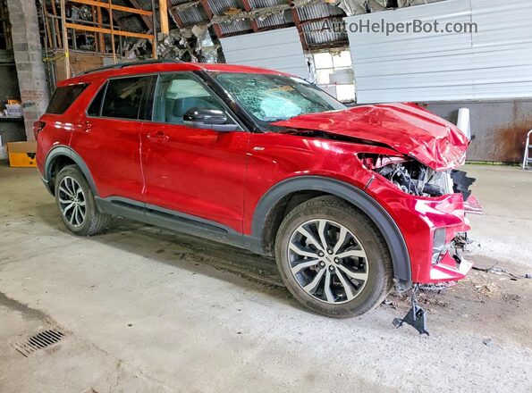 1FMUK8KHXSGC42491 2025 FORD EXPLORER Red წინა ხედი