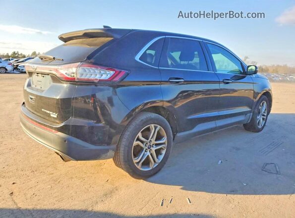 2FMPK3K96GBB13364 2016 FORD EDGE Black წინა მარჯვენა