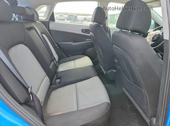 KM8K1CAAXKU287126 2019 HYUNDAI KONA Blue უკანა სალონის ხედი