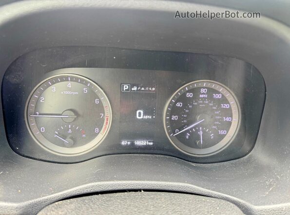 KM8J3CA26GU094705 2016 HYUNDAI TUCSON Burgundy Вид панелі приладів