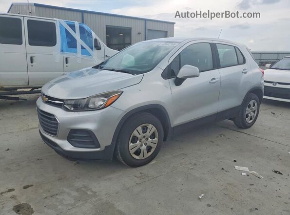 KL7CJKSB7JB543319 2018 CHEVROLET TRAX Silver Задня ліва чверть