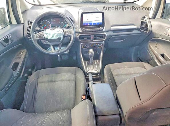 MAJ3S2GE0LC339810 2020 FORD ECOSPORT White Вид щитка приладів
