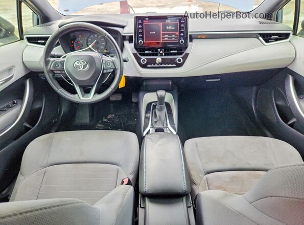 JTDS4RCE9LJ011117 2020 TOYOTA COROLLA Silver ხელსაწყოთა პანელის ხედი