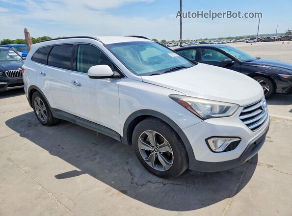 KM8SM4HF7GU163448 2016 HYUNDAI SANTA White Դիմացի տեսք